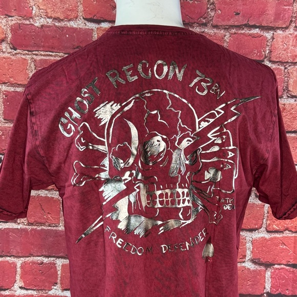 Affliction Freedom Defender Men's Short Sleeve Graphic T-shirt -Size: XL - NWT - Picture 8 of 11